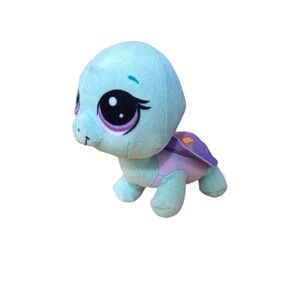Littlest Pet Shop Bev Gilturtle Plush Toy Box Turtle LPS Stuffed Doll Figure